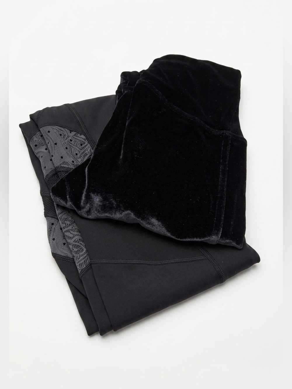 2pc Lululemon Black Leggings Bundle Size 2 Wunder Lounge & Just Breathe *Flawed
